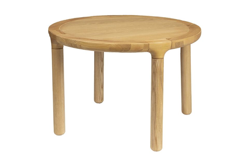 Tavolino in legno beige Storm Zuiver