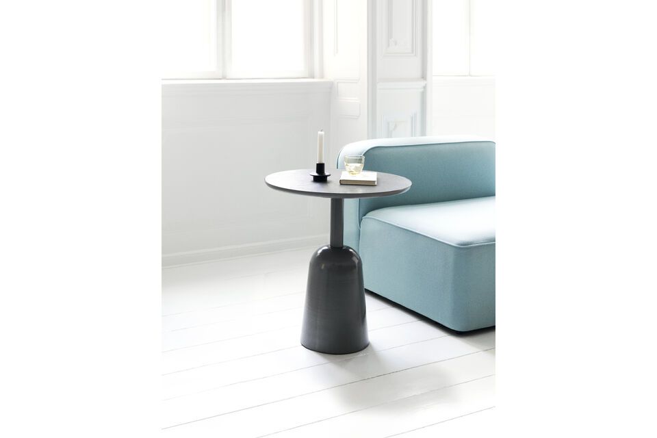 Tavolino in legno di frassino grigio Turn - 4