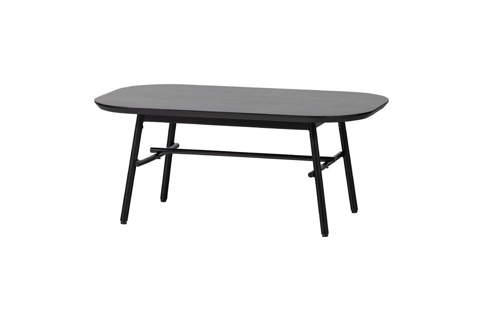 Tavolino in legno di mango e metallo nero Elegance Vtwonen