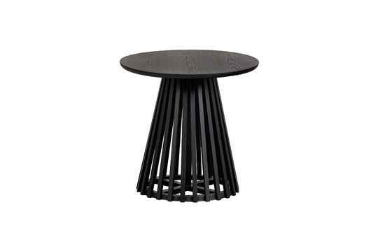 Tavolino in legno nero alto Slats Foto ritagliata