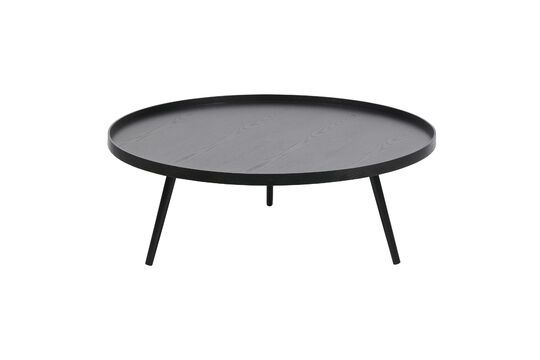 Tavolino in legno nero Mesa Foto ritagliata