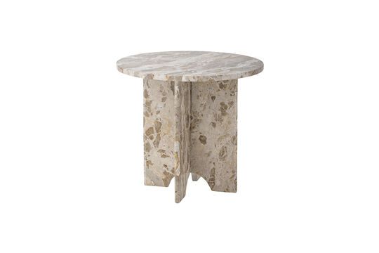 Tavolino in marmo marrone Jasmia