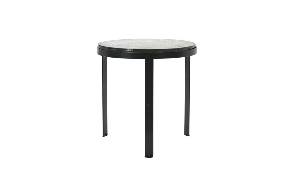 Tavolino in metallo nero fumo House Doctor