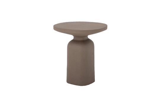Tavolino Millan in alluminio marrone