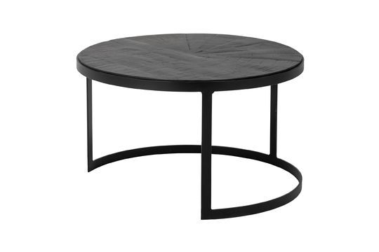 Tavolino nero in legno di mango Frei