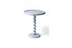 Miniatura Tavolino Twister in fusione di alluminio azzurro 1