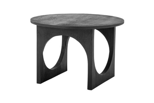 Tavolino Ulrike in legno nero Foto ritagliata