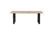 Miniatura Tavolo 180x90 in legno di mango beige con gambe a U Tablo 1