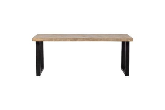 Tavolo 200x90 in mango a spina di pesce con gambe a U Tablo