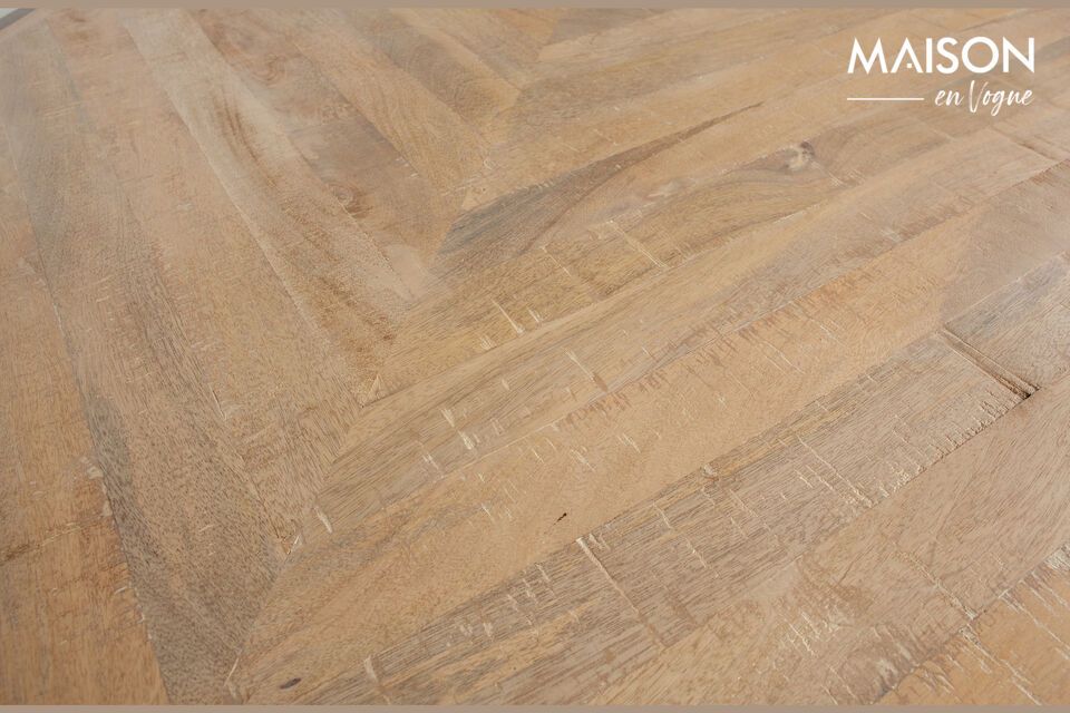 Il tavolo Tablo in legno di mango è l\'opzione per chi ama il design contemporaneo e la perfetta