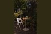 Miniatura Tavolo bistrot in acciaio beige Snow 2