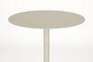 Miniatura Tavolo bistrot in acciaio beige Snow 4