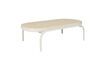 Miniatura Tavolo da giardino in alluminio beige Vista 5