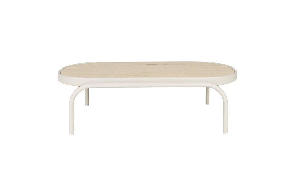 Tavolo da giardino in alluminio beige Vista Zuiver