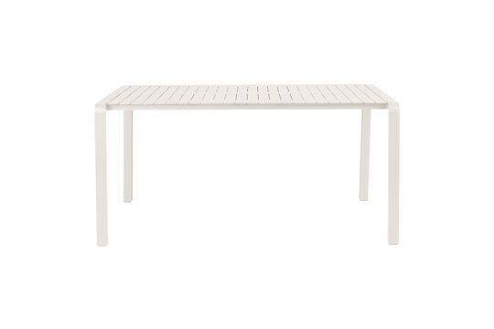 Tavolo da giardino in alluminio bianco Vondel Foto ritagliata