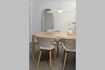 Miniatura Tavolo da pranzo in impiallacciatura di frassino beige 220x90 Sticks 2