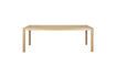 Miniatura Tavolo da pranzo in impiallacciatura di frassino beige 220x90 Sticks 1