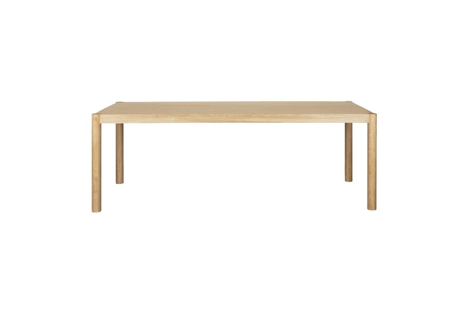 Tavolo da pranzo in impiallacciatura di frassino beige 220x90 Sticks Zuiver