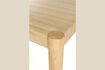 Miniatura Tavolo da pranzo in impiallacciatura di frassino beige 220x90 Sticks 9