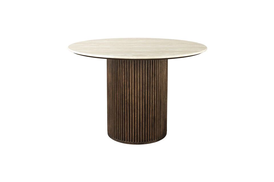 Tavolo da pranzo in legno beige Arda DutchBone