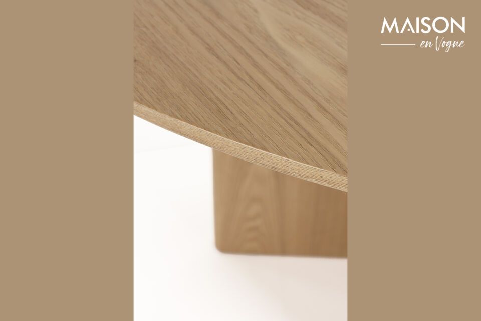 Tavolo da pranzo in legno beige Laurent - 7