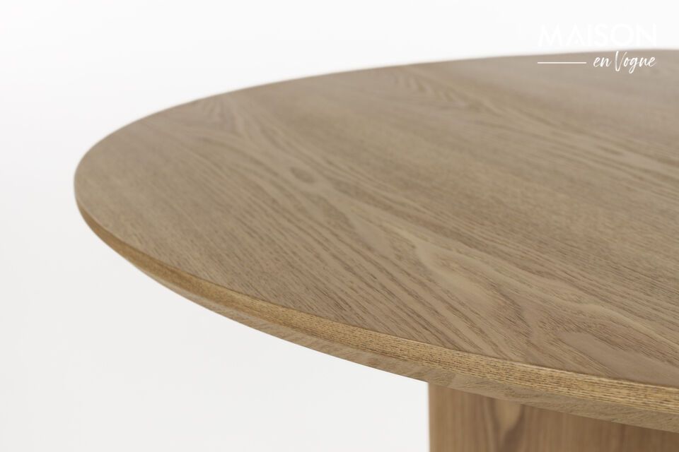 Tavolo da pranzo in legno beige Laurent - 8