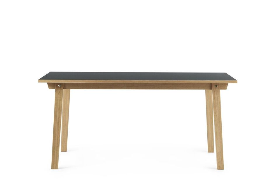 Tavolo da pranzo in legno nero Slice Normann Copenhagen