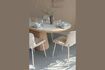 Miniatura Tavolo da pranzo ovale in legno beige 200x90 Almira 2