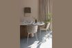 Miniatura Tavolo da pranzo ovale in legno beige 200x90 Almira 3