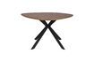 Miniatura Tavolo da pranzo rotondo in legno beige Chase 1