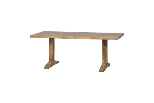 Tavolo in legno di mango beige Deck Foto ritagliata