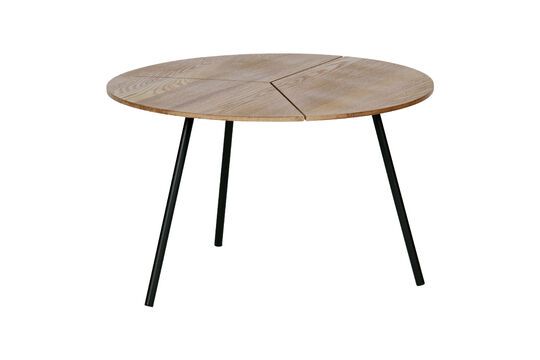 Tavolo in legno e metallo Rodi Foto ritagliata