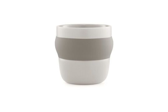 Tazza da caffè in ceramica beige Obi Foto ritagliata