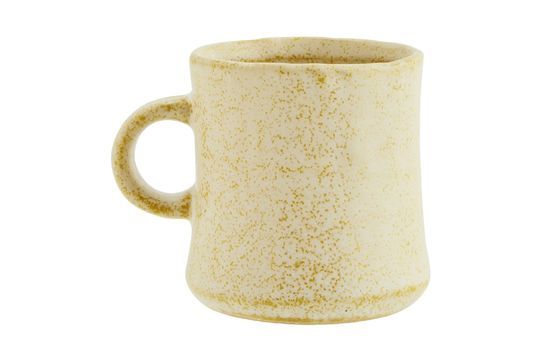 Tazza in ceramica gialla Deibe Foto ritagliata
