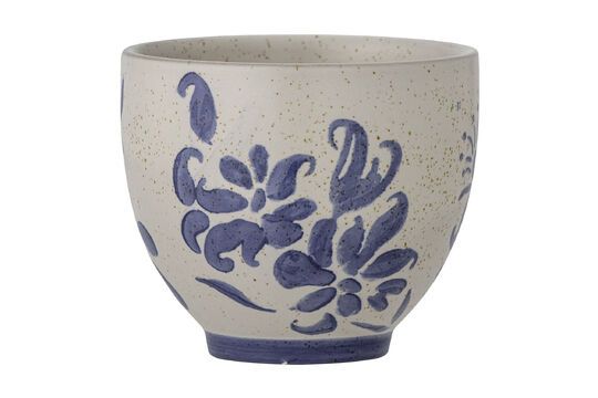Tazza in gres blu Petunia