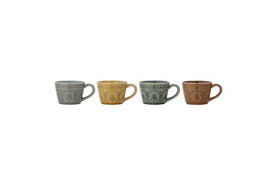 Tazza in gres Rani set di 4