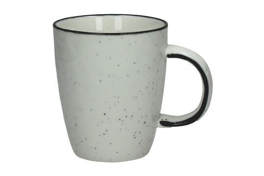 Tazza in porcellana bianca Basilico
