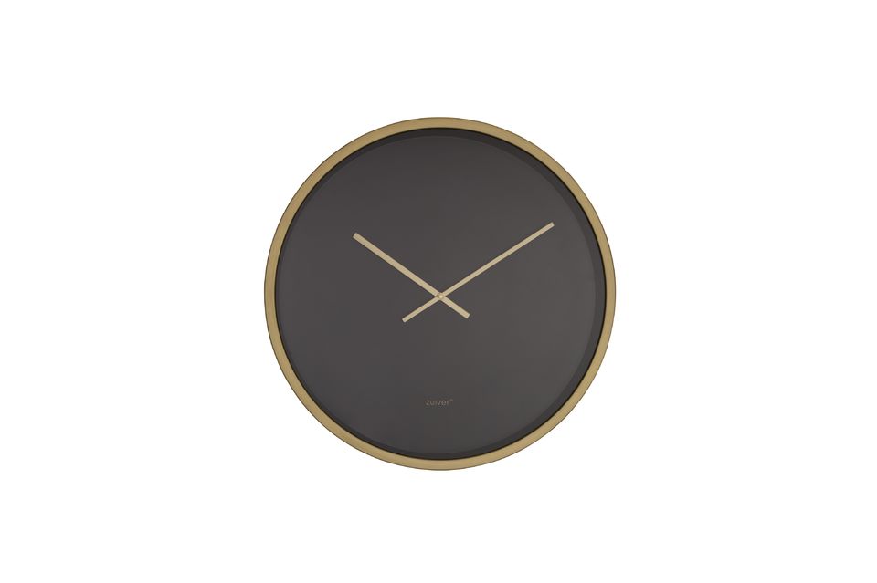 L\'orologio Time Bandit nero / ottone offre un design semplice ma efficace