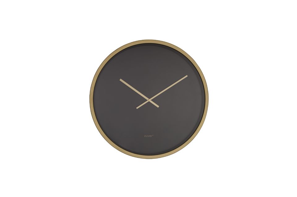 L\'orologio Time Bandit nero / ottone offre un design semplice ma efficace