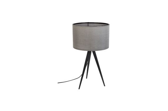 Tripod lampada da tavolo nero e grigio Foto ritagliata