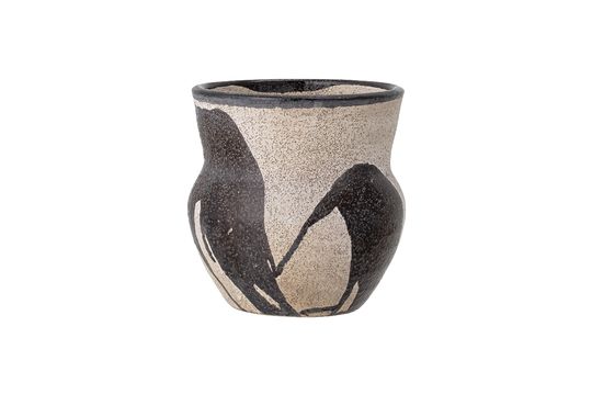 Vaso da fiori in terracotta Nala nero