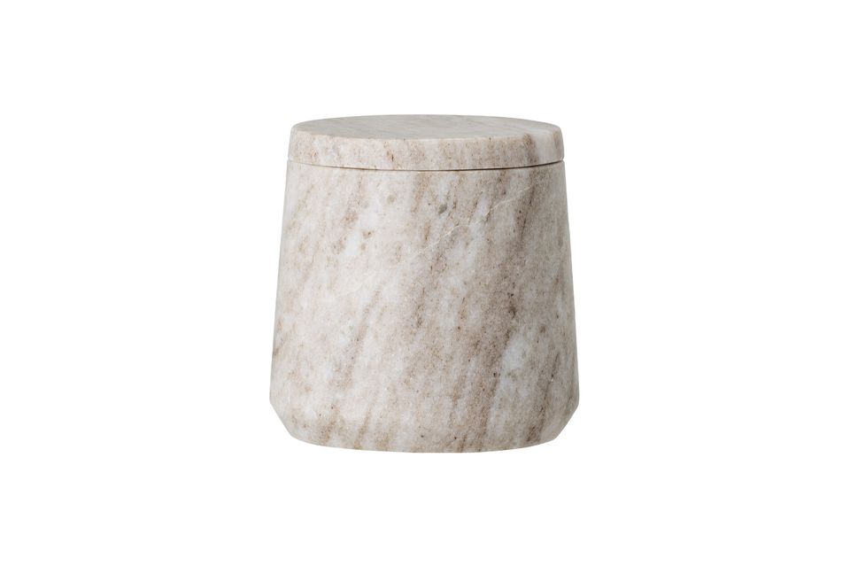 Vaso di marmo Felica con coperchio Bloomingville