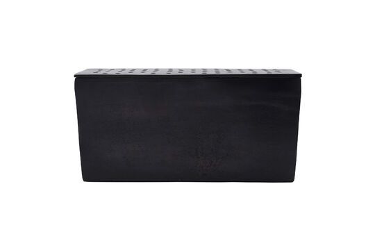 Vaso Flow in ottone nero e alluminio Foto ritagliata