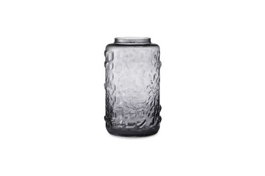 Vaso grande in vetro grigio Tombola