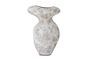 Miniatura Vaso in argilla Nori grigio per la decorazione Foto ritagliata