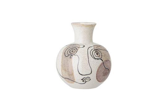Vaso in gres bianco Irini