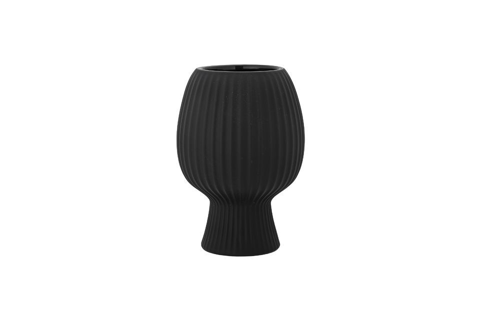 Vaso in gres nero Dagny Bloomingville