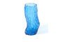 Miniatura Vaso in vetro blu Tree Log Foto ritagliata