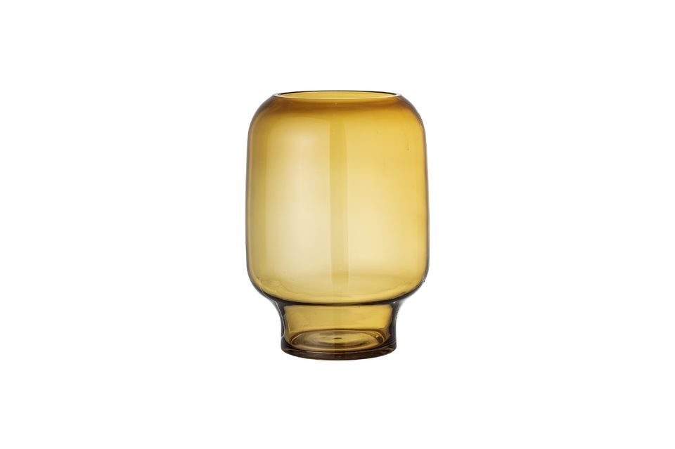 Vaso in vetro giallo Adine Bloomingville