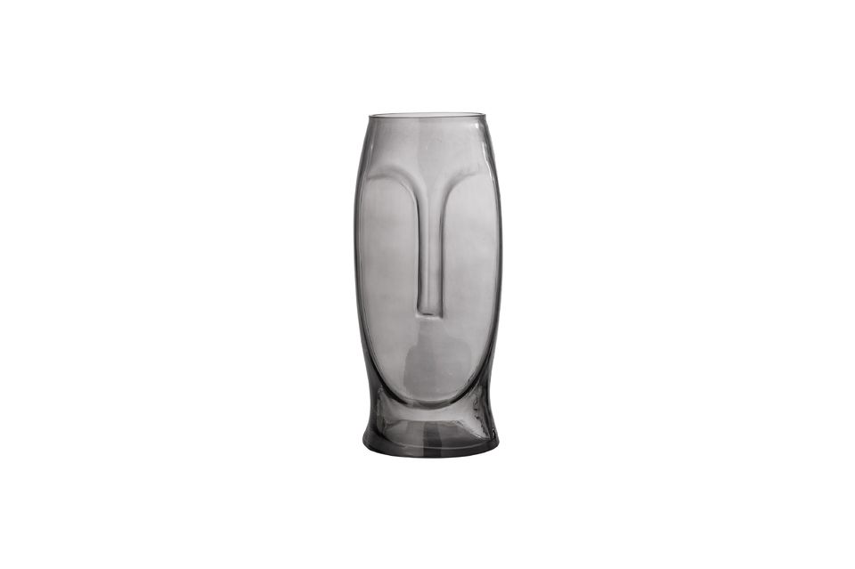Vaso in vetro grigio Ditta Bloomingville